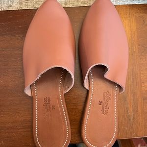 Adelisa & Co Rosewood Otoño Leather Mule